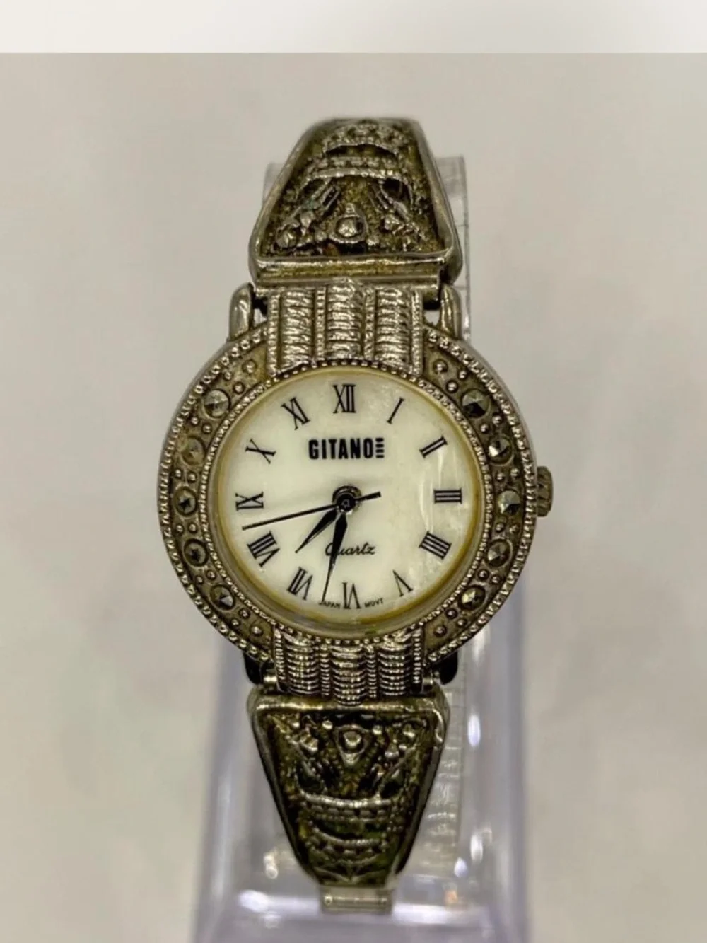 Gitano ^^^ Women's ***  Vintage “ Filigree  Quartz Watch - Iced silverwear ^^^